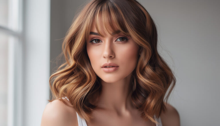découvrez comment sublimer votre chevelure brune avec un balayage caramel élégant, pour un look naturel et sophistiqué qui illumine votre visage.