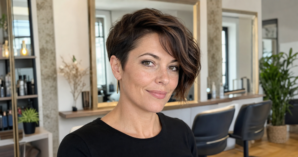 Coupe courte asymétrique femme : laquelle choisir et comment la demander ?