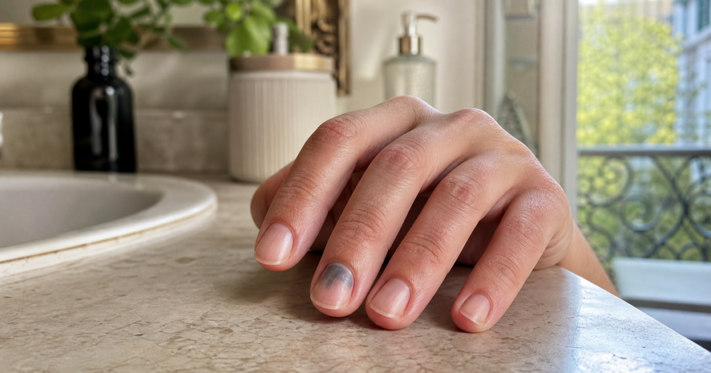 Ongle bleu : pourquoi il change de couleur et que faire ?