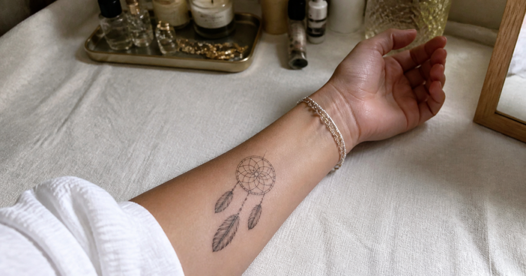 Tatouage attrape-rêve : sa signification sans clichés