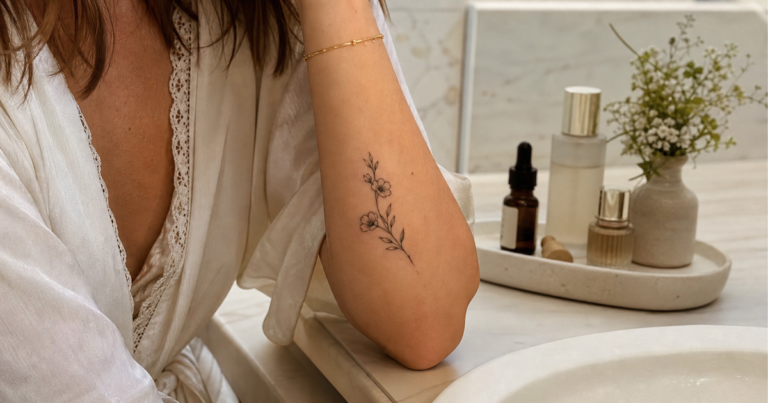 Tatouage discret femme : 12 idées fines et faciles à porter