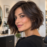 Carré court et cheveux épais : éviter l’effet casque