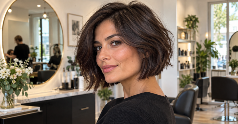Carré court et cheveux épais : éviter l’effet casque