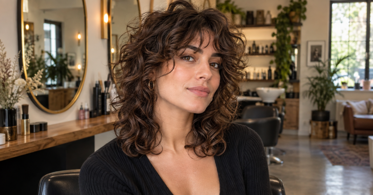 Wolf cut sur cheveux bouclés : comment éviter les regrets ?