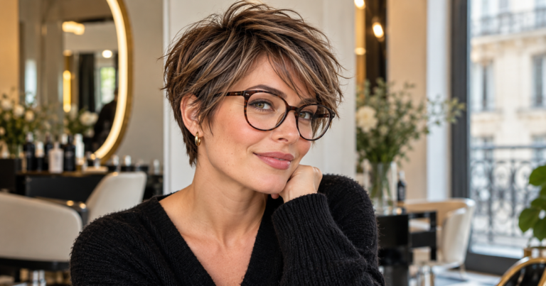 Coupe courte femme avec lunettes : 4 options qui fonctionnent