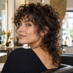 Coupe mulet sur cheveux bouclés : éviter l’effet triangle