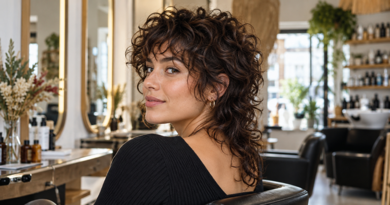 Coupe mulet sur cheveux bouclés : éviter l’effet triangle